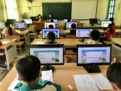 Trường Tiểu học Him Lam tổ chức vòng thi cấp trường cuộc thi Violympic Toán qua mạng Internet Năm học: 2021 - 2022