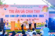 TRƯỜNG TIỂU HỌC HIM LAM TỔ CHỨC TRI ÂN CHO HỌC SINH LỚP 5 - NIÊN KHOÁ: 2018 – 2023